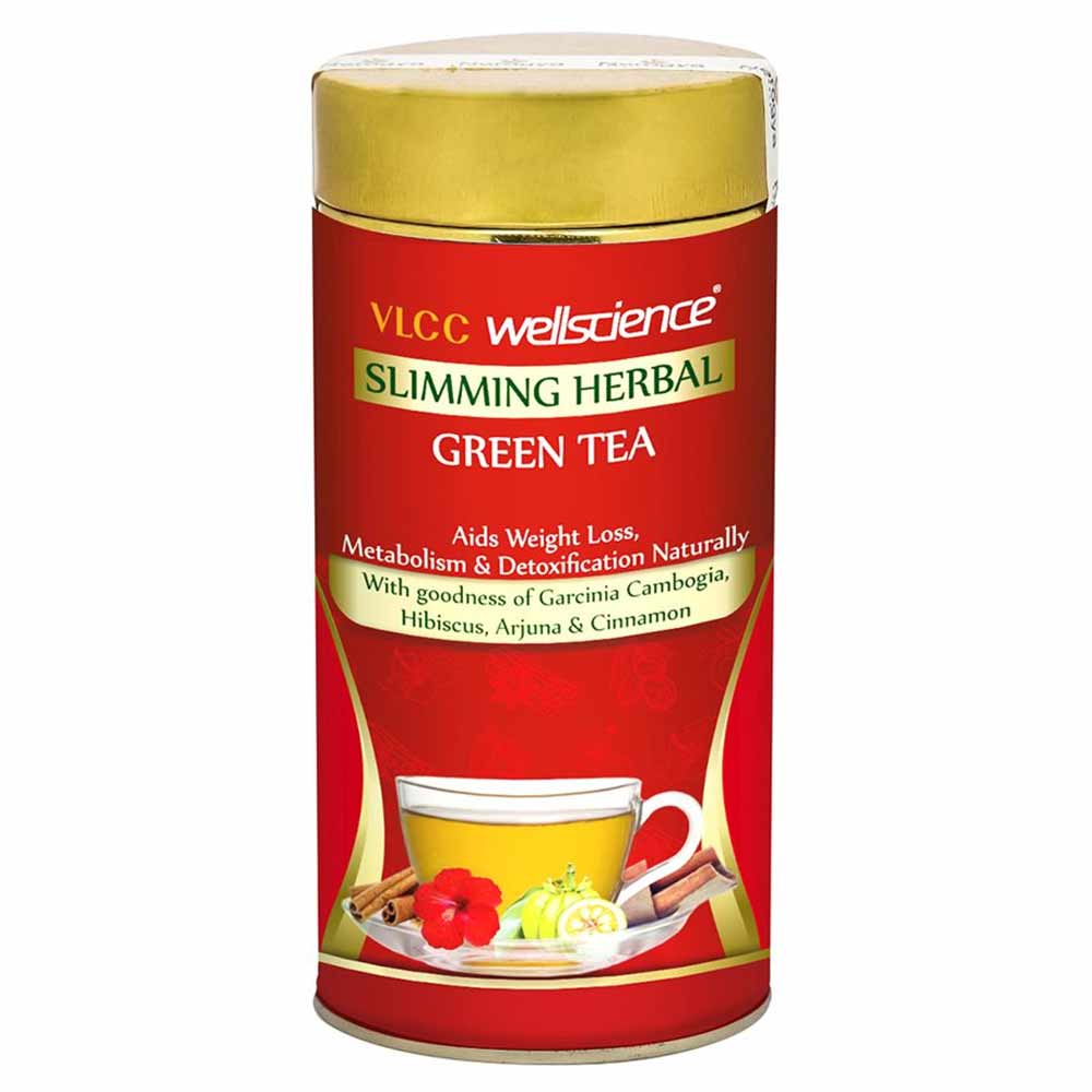 1 - VLCC Wellscience Slimming Herbal Green Tea,  100 g  Unflavoured 