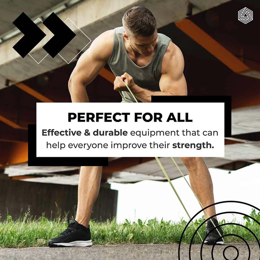 2 - Boldfit Heavy Resistance Band,  Yellow Red Black Purple Green (Pack Of 5)  Assorted 
