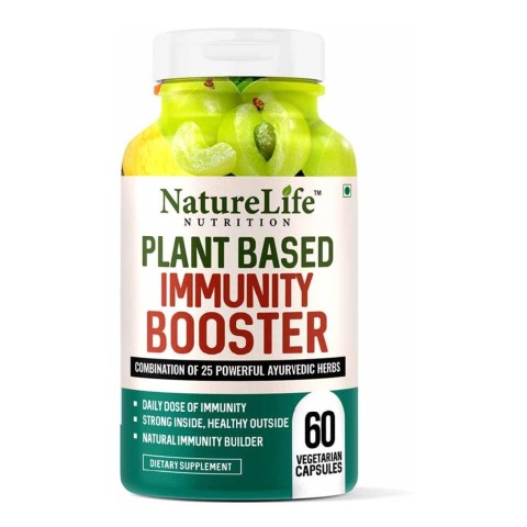 1 - NatureLife Nutrition Plant Based Immunity Booster,  60 capsules 