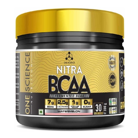 1 - One Science Fermented Nitra BCAA,  0.85 lb  30 Servings  Watermelon 