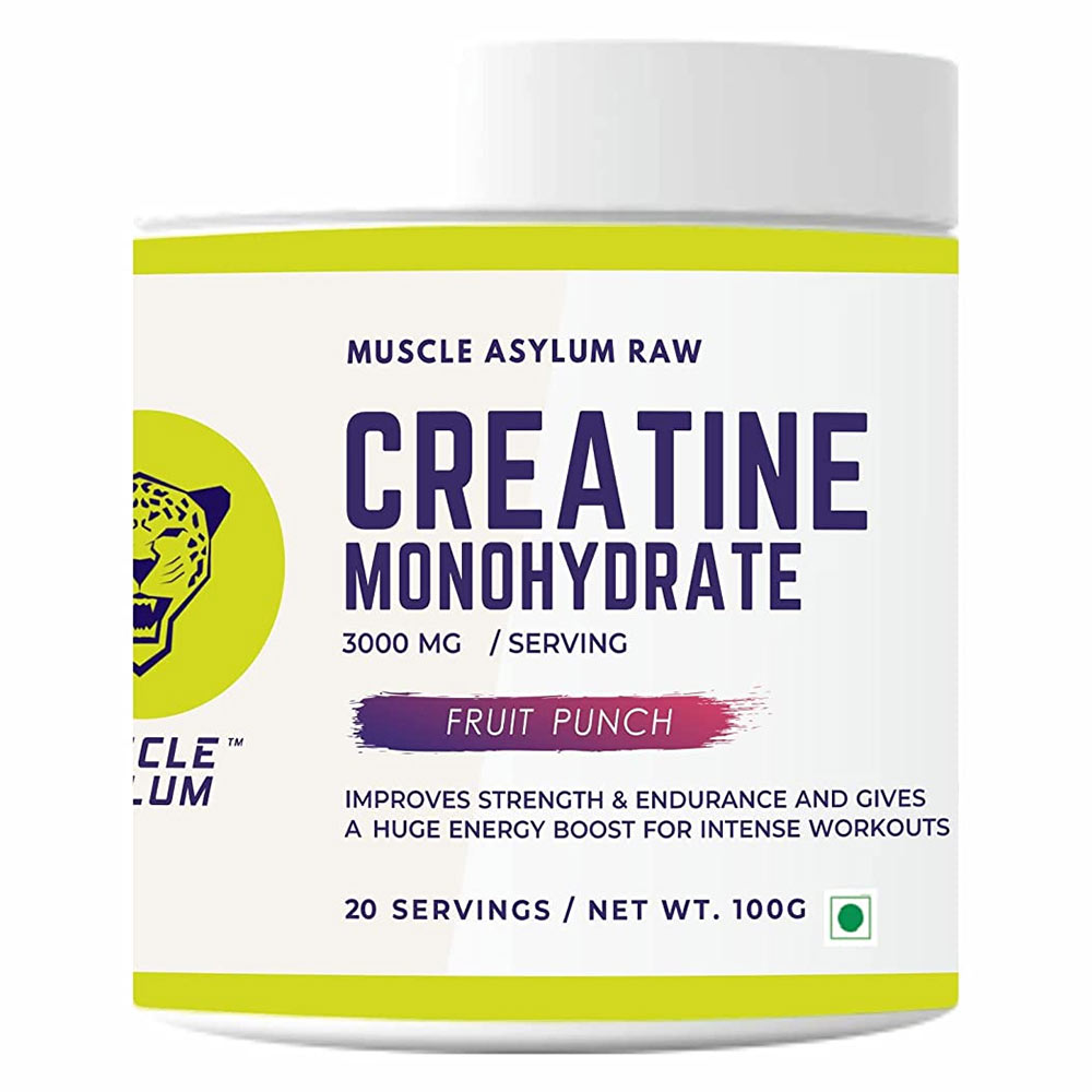 1 - Muscle Asylum Creatine Monohydrate,  Fruit Punch  0.22 lb 