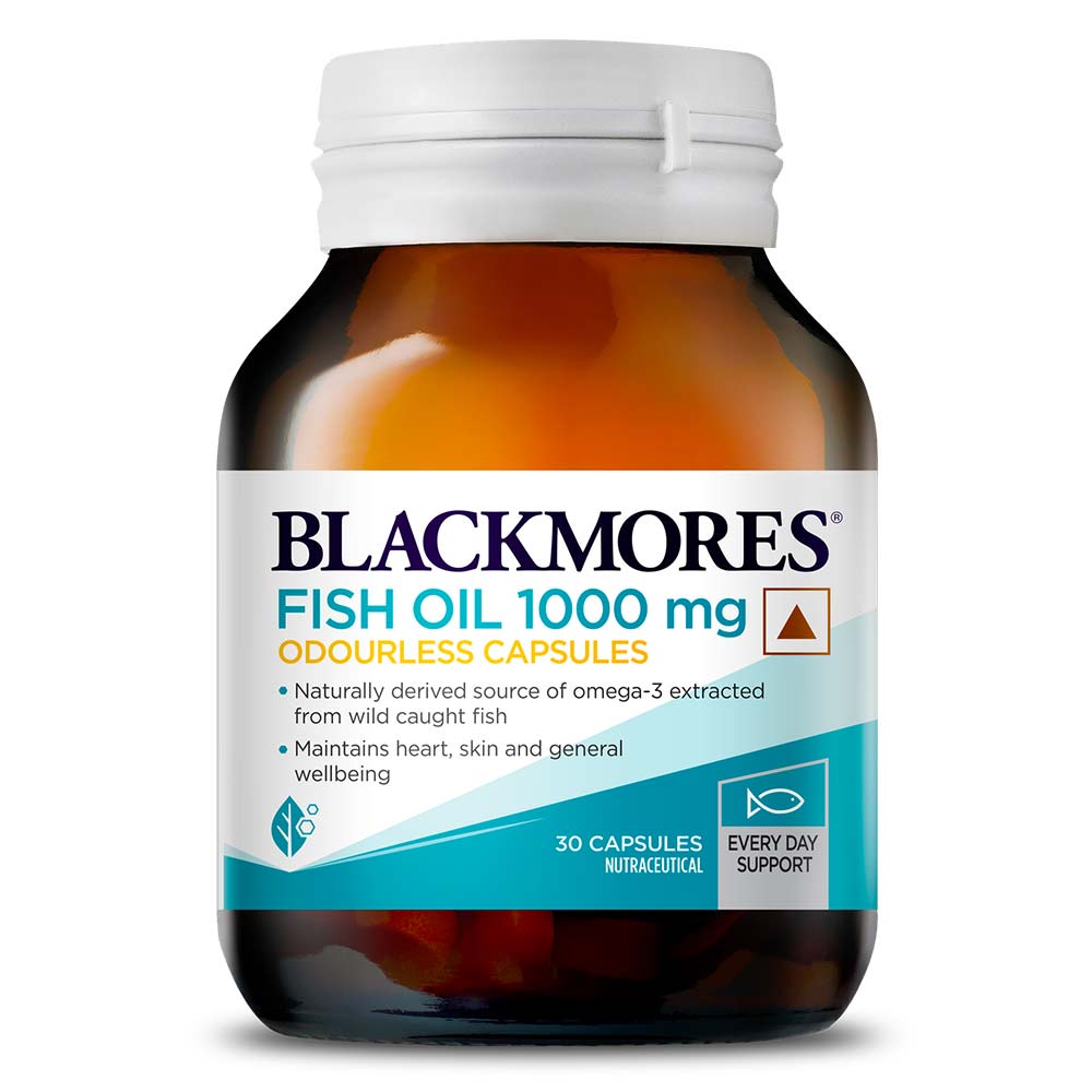1 - Blackmores Fish Oil 1000mg,  30 capsules 