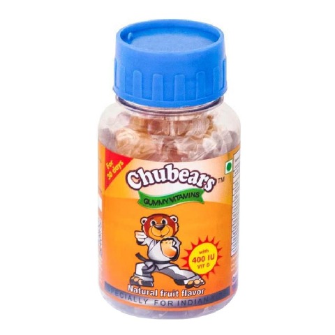 Chubears Gummy Vitamin,  30 gummies  Natural Fruit 