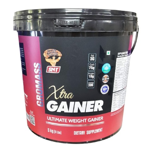 SNT Gromass Xtra Gainer, 11 lb Chocolate SNT Gromass Xtra Gainer, 11 lb Chocolate