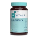 B Complex (with Vitamin C & Vitamin E) by HealthKart, 60 capsules Unflavoured