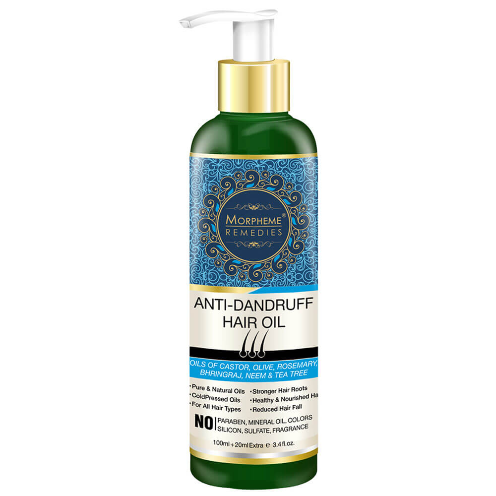 Morpheme Remedies Anti-Dandruff Hair Oil,  120 ml  All Type Hair 