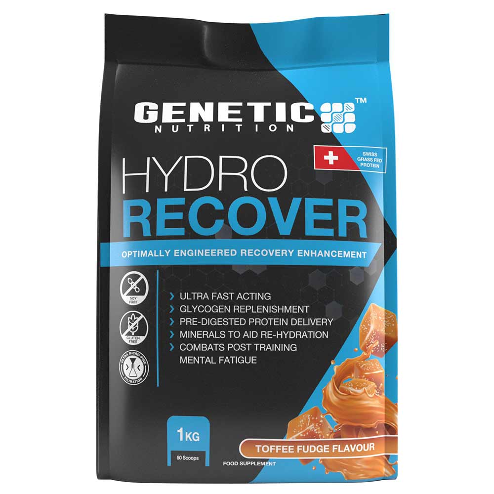 1 - Genetic Nutrition Hydro Recover,  2.2 lb  Toffee Fudge 