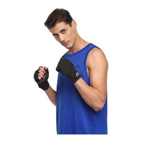 1 - Nivia Cobra Sports Gloves,  Black  Medium 