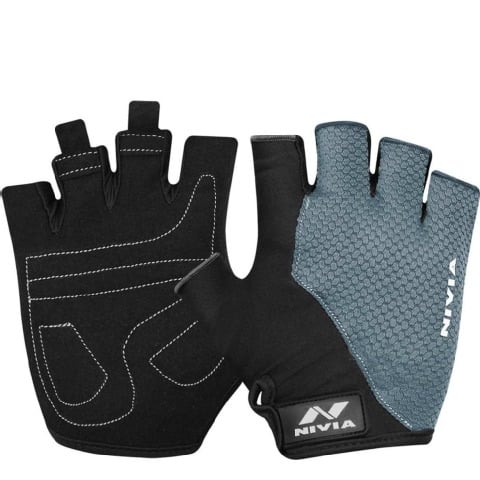1 - Nivia Crystal Sports Gloves,  Black  Medium 