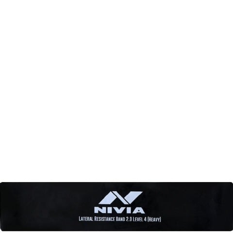 1 - Nivia Lateral Resistance Band 2.0,  Black  Level 2 (Medium) 