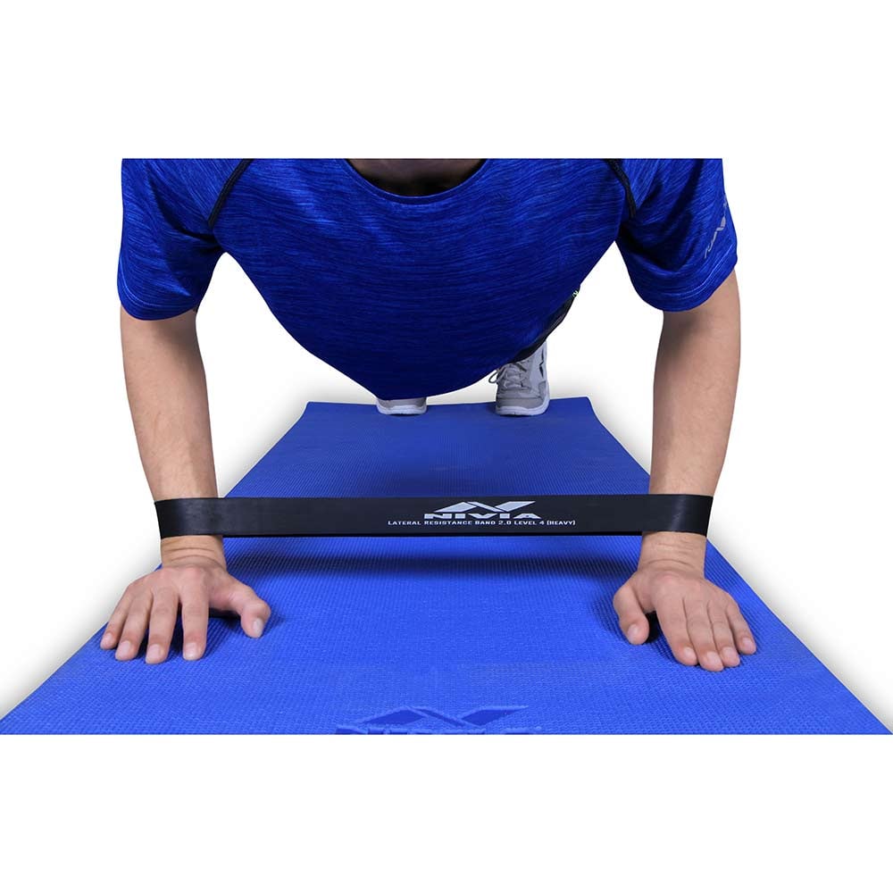 6 - Nivia Lateral Resistance Band 2.0,  Black  Level 2 (Medium) 