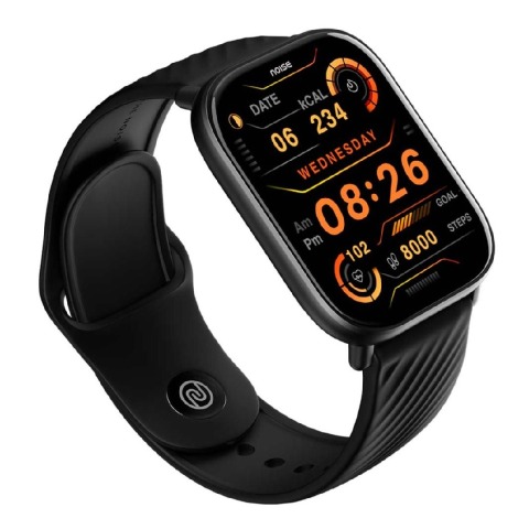1 - Noise ColorFit Vision Smartwatch,  Jet Black  Free Size 