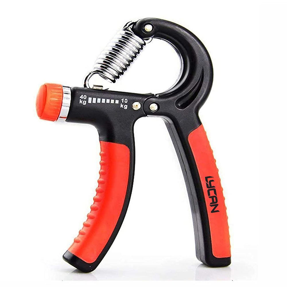 1 - Lycan R shape Hand Grip,  Orange & Black 