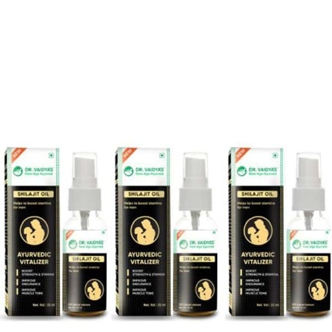 1 - Dr. Vaidya's Shilajit Oil (Pack of 3),  25 ml 