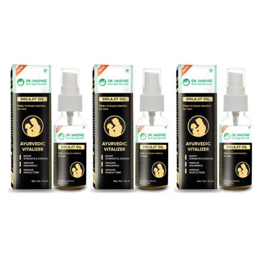 1 - Dr. Vaidya's Shilajit Oil (Pack of 3),  25 ml 