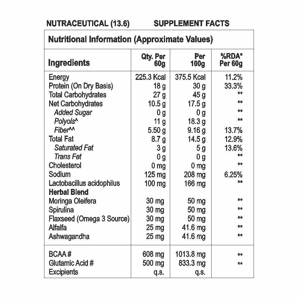 4 - HealthXP Protein Bars (18g Protein),  6 bar(s)  Chocolate Fudge 