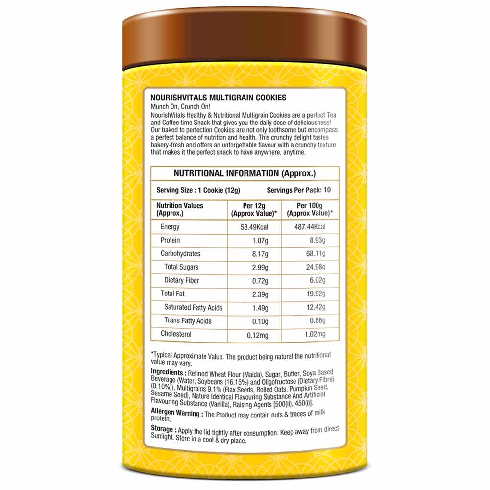 6 - NourishVitals Cookies,  0.120 kg  Multigrain Pack of 2 