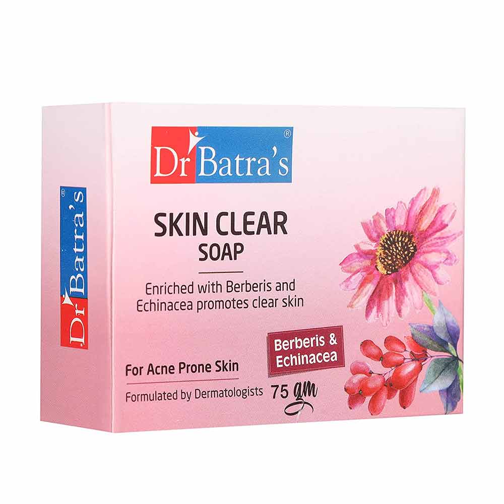 Dr Batra's Skin Clear Acne Care Soap,  75 g  Berberis & Echinacea 