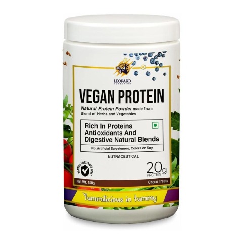 1 - Leopard Nutrition Vegan Protein,  0.99 lb  Choco Treats 