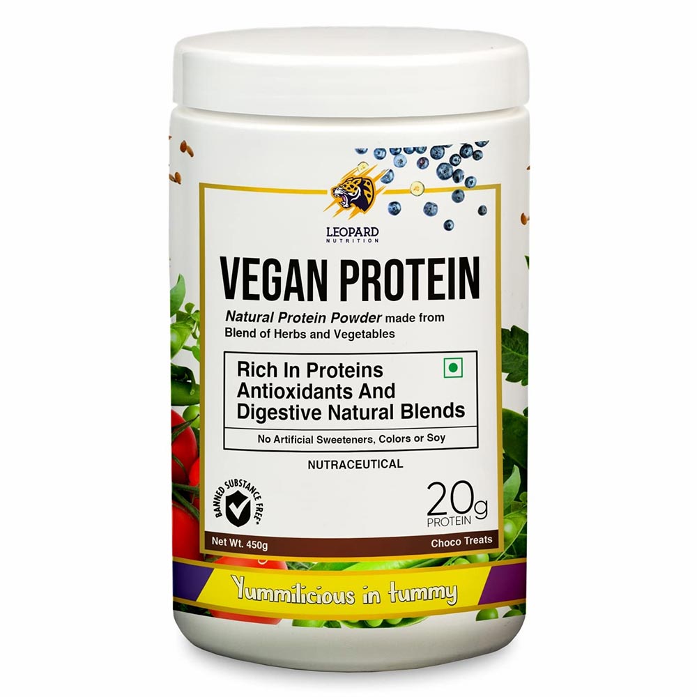 1 - Leopard Nutrition Vegan Protein,  0.99 lb  Choco Treats 