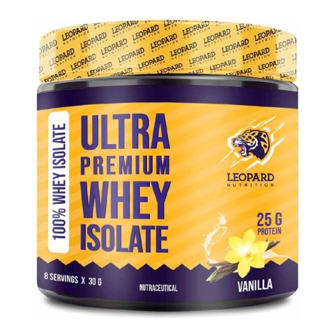 1 - Leopard Nutrition Ultra Premium Whey Isolate,  0.52 lb  Vanilla 
