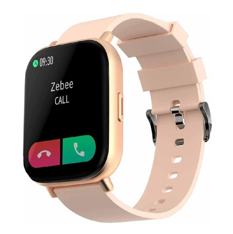 1 - Zebronics Zeb-FIT7220CH Bluetooth Smart Watch,  Gold  4.4 cm 