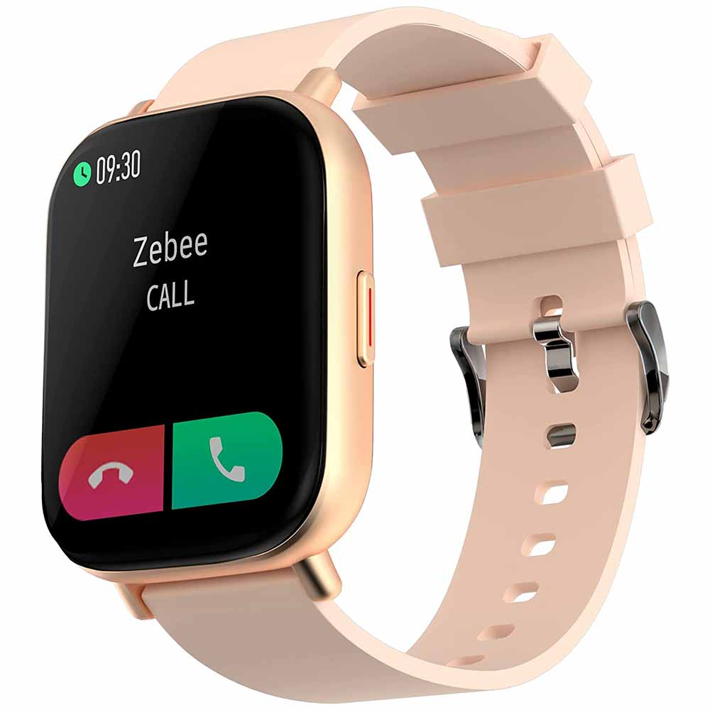 1 - Zebronics Zeb-FIT7220CH Bluetooth Smart Watch,  Gold  4.4 cm 