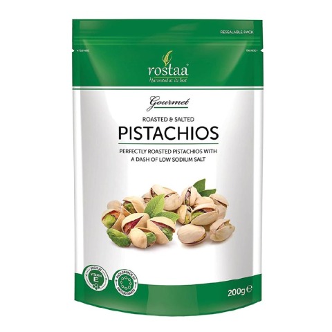 1 - Rostaa Roasted & Salted Pistachio,  200 g  Unflavoured 