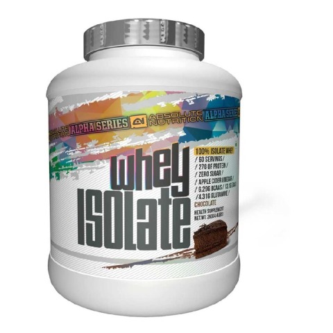 1 - Absolute Nutrition Alpha Whey Isolate Protein,  4.4 lb  Chocolate Paradise 