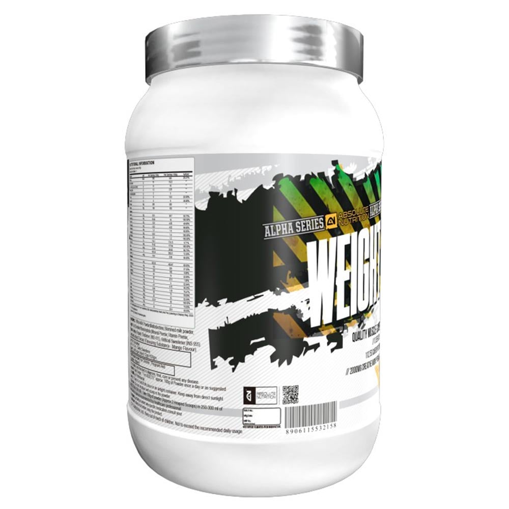 4 - Absolute Nutrition Alpha Weight Gainer,  2.2 lb  Mango Smoothie 
