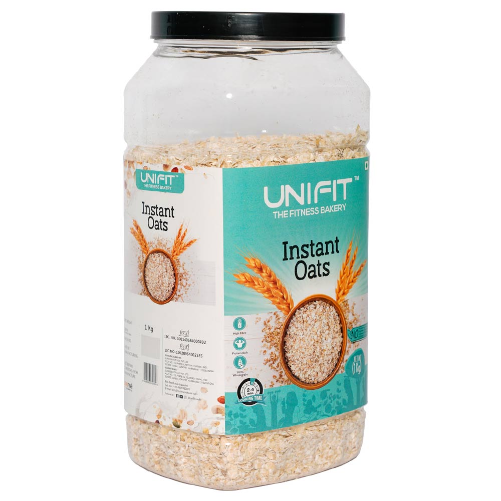 6 - UNIFIT Instant Oats,  1 kg  Unflavoured 