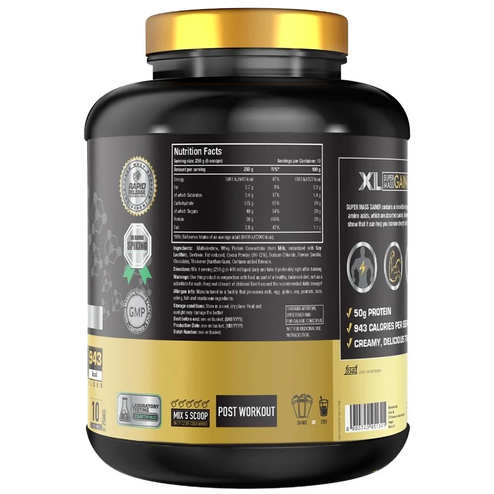 2 - One Science XL Super Mass Gainer,  5.5 lb  Double Rich Chocolate 