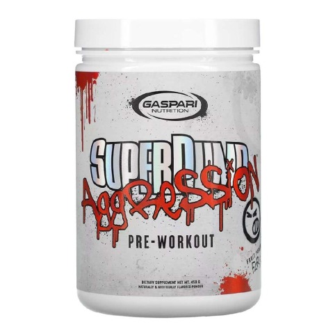 1 - Gaspari Nutrition SuperPump Aggression Pre-Workout, 1 lb Fruit Punch Fury