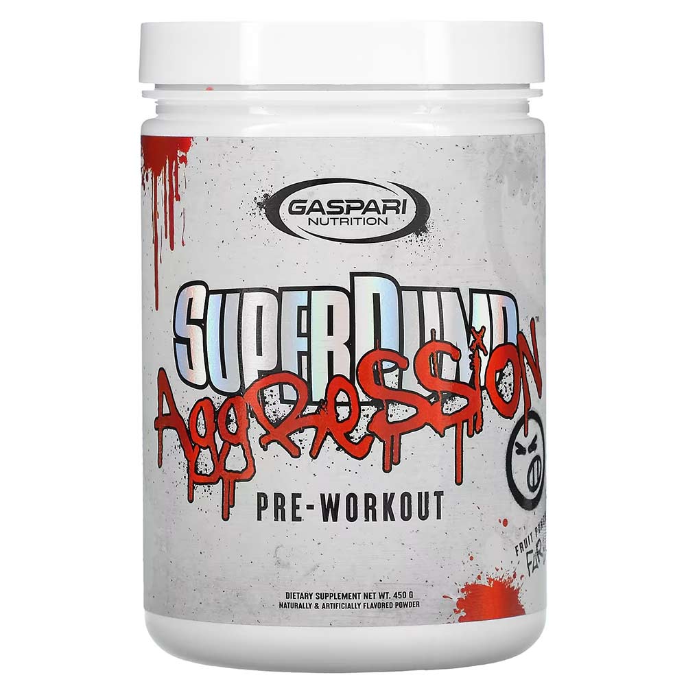 1 - Gaspari Nutrition SuperPump Aggression Pre-Workout,  1 lb  Fruit Punch Fury 