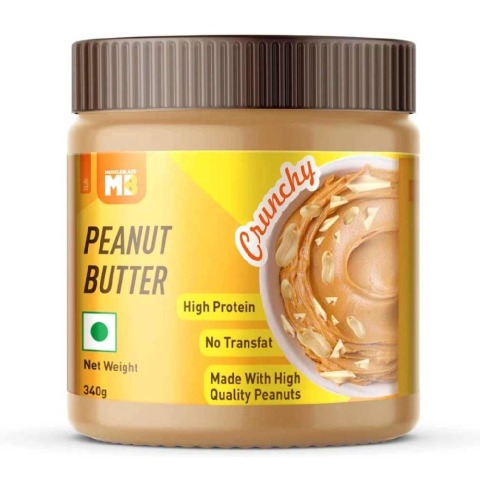 4 - MuscleBlaze Peanut Butter OP,  0.340 kg  Crunchy 