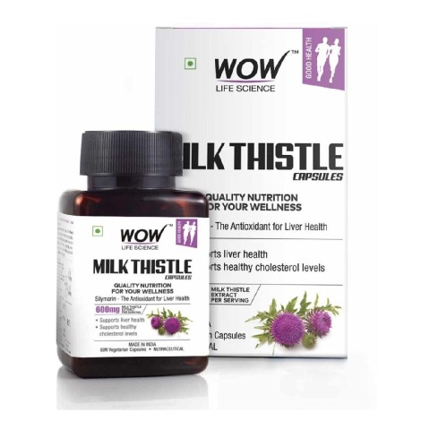 1 - Wow Life Science Milk Thistle,  60 veggie capsule(s) 