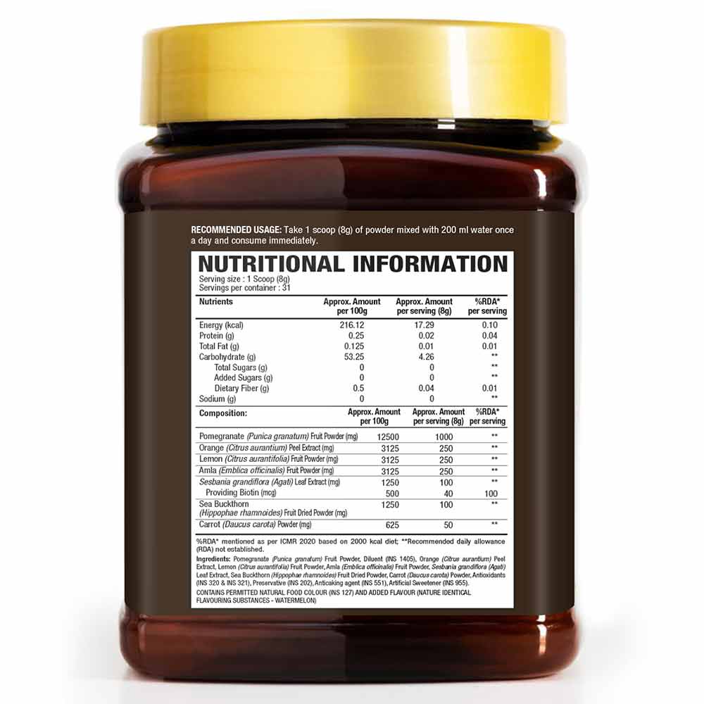 3 - Wow Life Science Plant based Biotin Powder,  250 g  Unflavoured 
