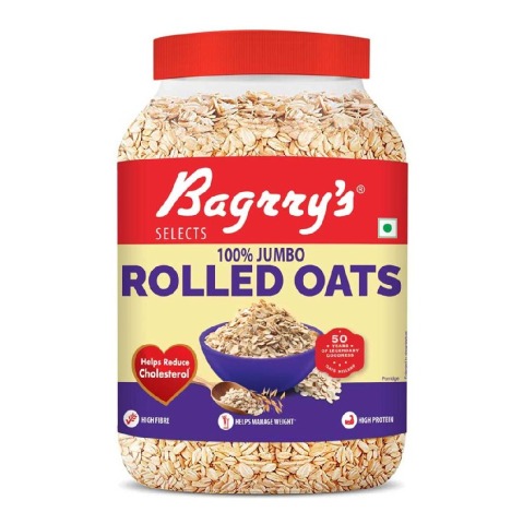 1 - Bagrrys Rolled Oats,  1.2 kg  Unflavoured 