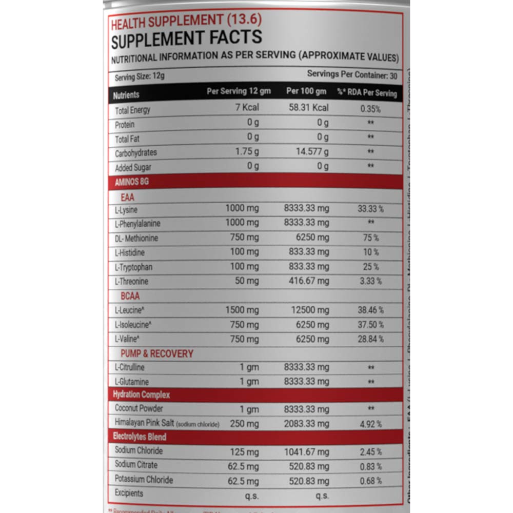 Strong Nation Supps EAA,  Pinacolada  0.79 lb  30 Servings 