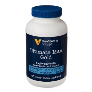 The Vitamin Shoppe Ultimate Man Gold Multivitamins, 180 tablet(s) Unflavoured