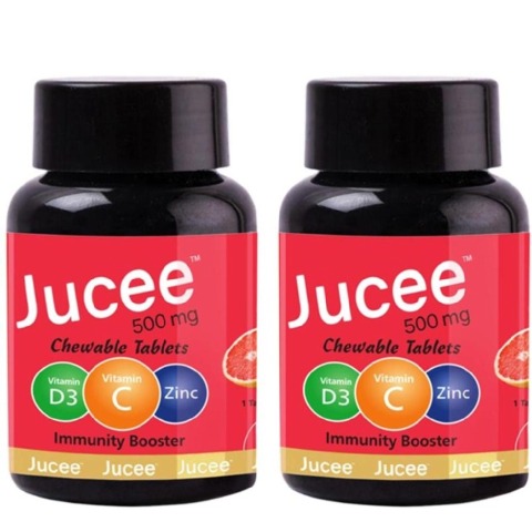1 - Jucee Immunity Booster,  60 chewable tablet(s)  Delicious Grapefruit (Pack of 2) 