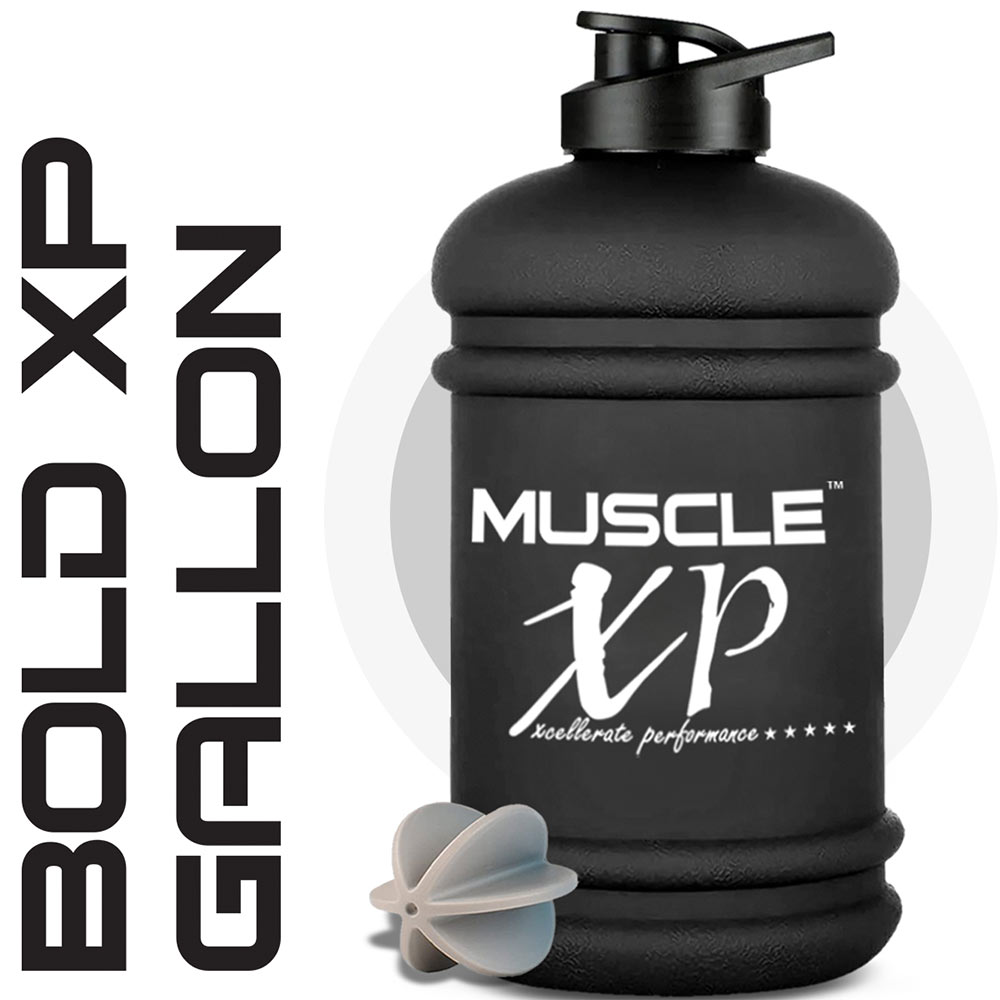 5 - MuscleXP BoldXP Gallon Water Bottle,  Black  2.2 L 