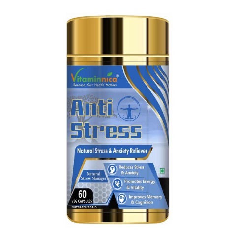 1 - Vitaminnica Anti Stress,  Unflavoured  60 veggie capsule(s) 