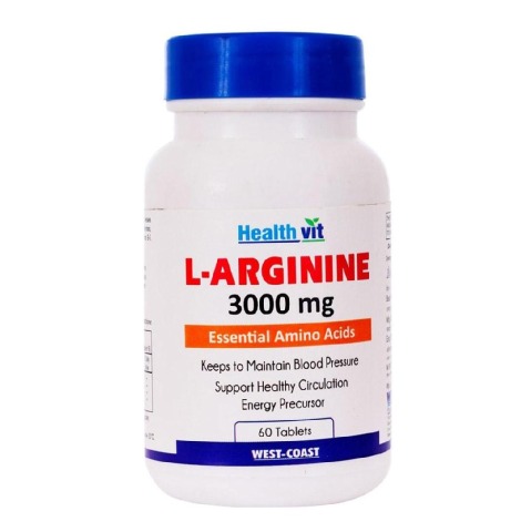 Healthvit L-Arginine (3000 mg), 60 tablet(s)
