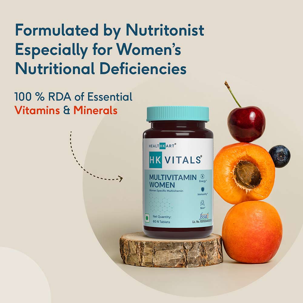 Healthkart Multivitamin Women,60 tablet(s) Unflavoured Online Best