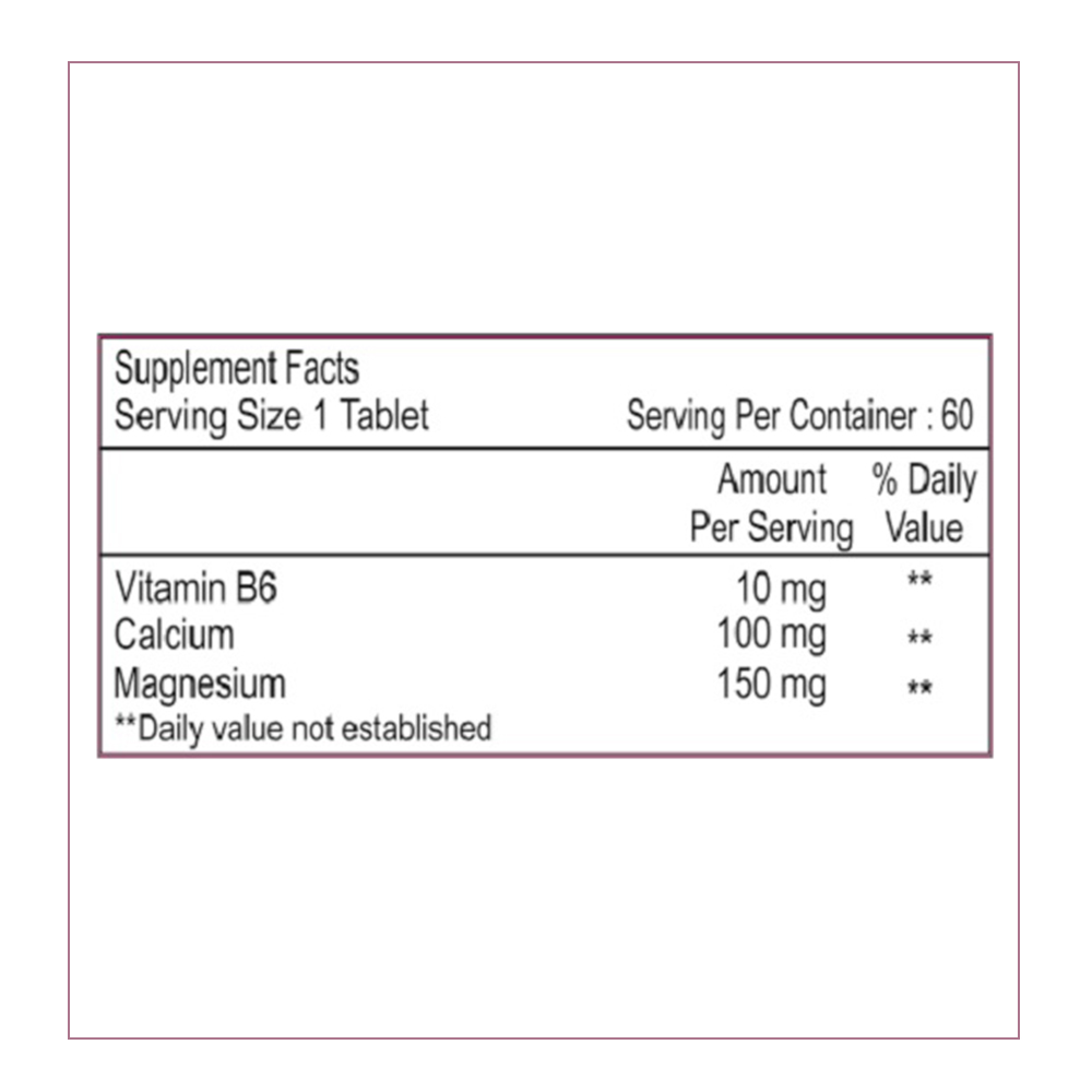 Healthvit Magnesium & Vitamin B6,  Unflavoured  60 tablet(s) 