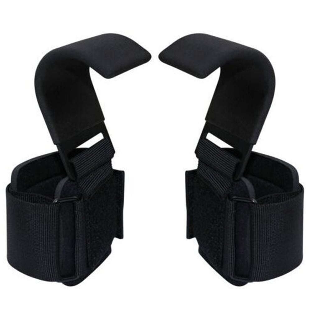 KOBO Gym Straps Hook Bar With Padded Wrist Support , Black Free Size online in India | Healthkart.com