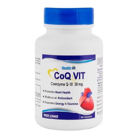 Healthvit CoQ Vit Coenzyme Q-10 (30 mg), 60 capsules