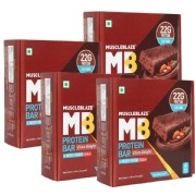 MuscleBlaze Protein Bar 22g Protein 6 Piece Pack of 4