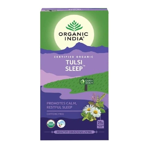 1 - Organic India Tulsi Sleep Tea,  Unflavoured  25 Piece(s)/Pack 